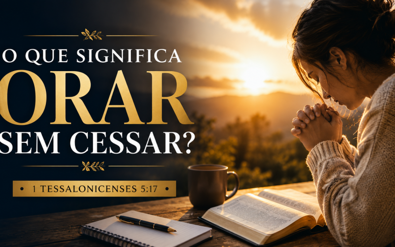 O Que Significa Orar Sem Cessar? Explicação Bíblica